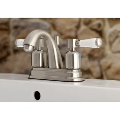 Kingston Brass Paris 4-Inch Centerset Two-Handle Bathroom Faucet