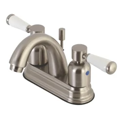 Kingston Brass Paris 4-Inch Centerset Two-Handle Bathroom Faucet