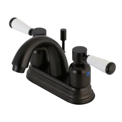 Kingston Brass Paris 4-Inch Centerset Two-Handle Bathroom Faucet