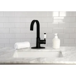 Kingston Brass Paris One-Handle 1-Hole Deck Mounted Bar Faucet
