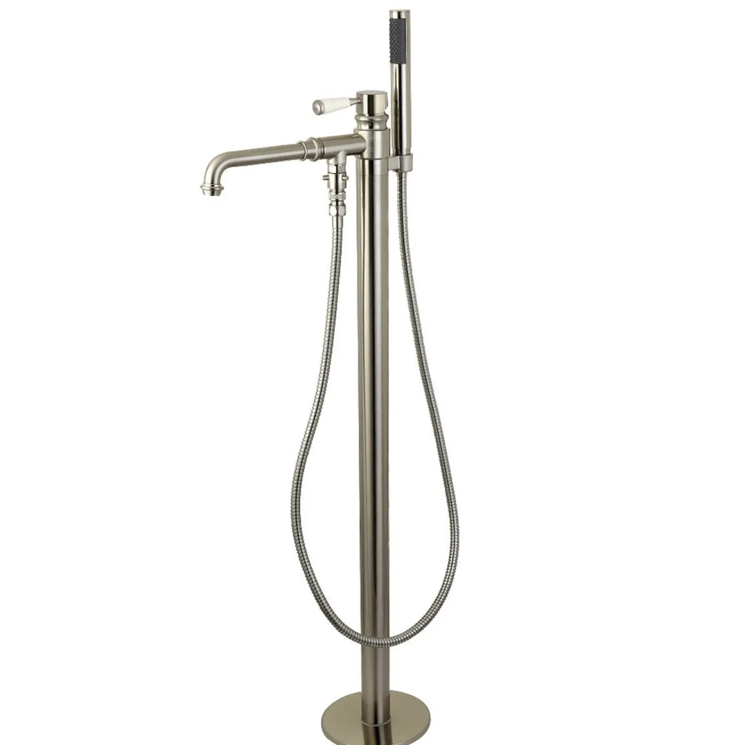 Kingston Brass Paris Single Handle Freestanding Tub Faucet with Hand Shower