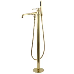 Kingston Brass Paris Single Handle Freestanding Tub Faucet with Hand Shower