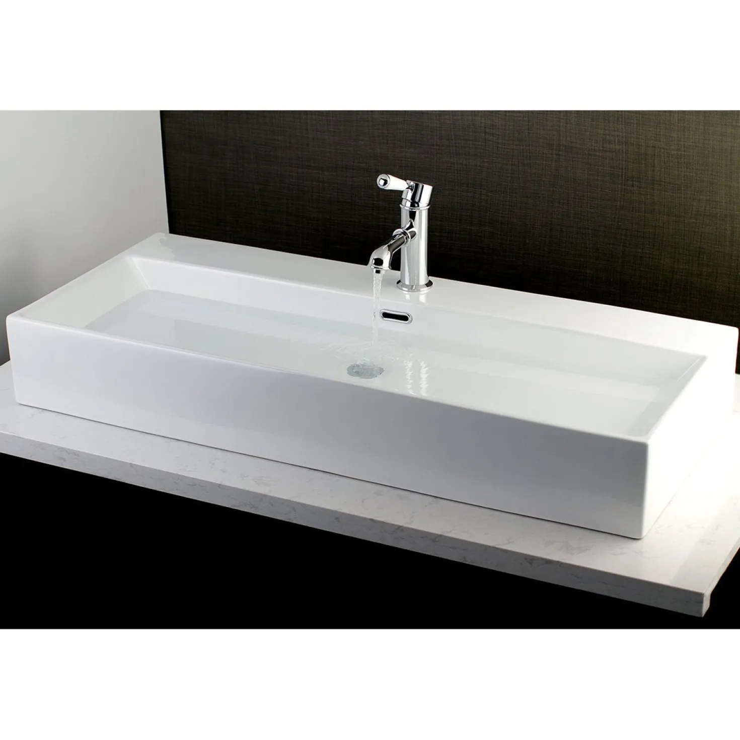 Kingston Brass Paris Single Porcelain Lever Handle Bathroom Faucet