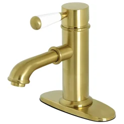 Kingston Brass Paris Single Porcelain Lever Handle Bathroom Faucet
