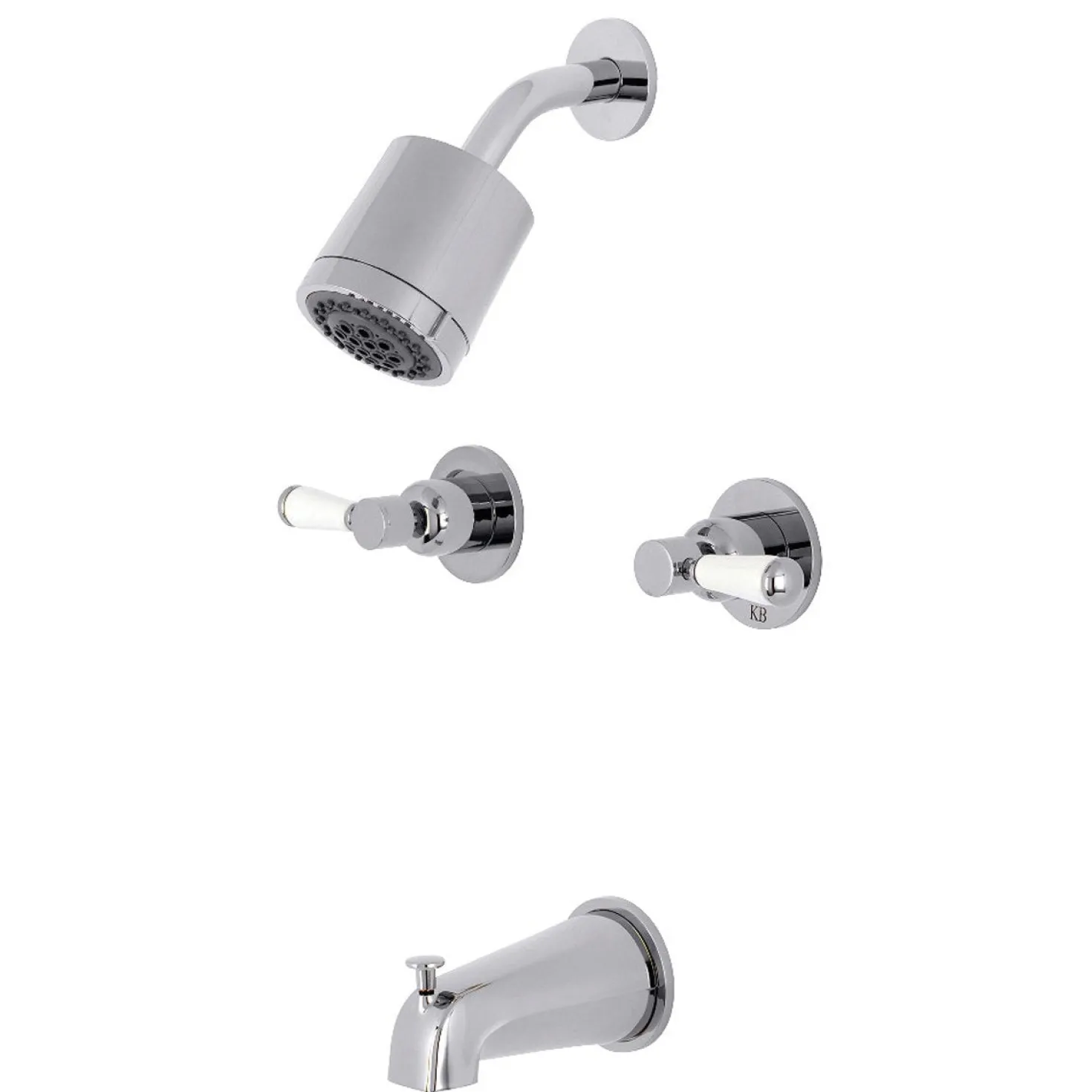 Kingston Brass Paris Two-Handle Tub and Shower Faucet