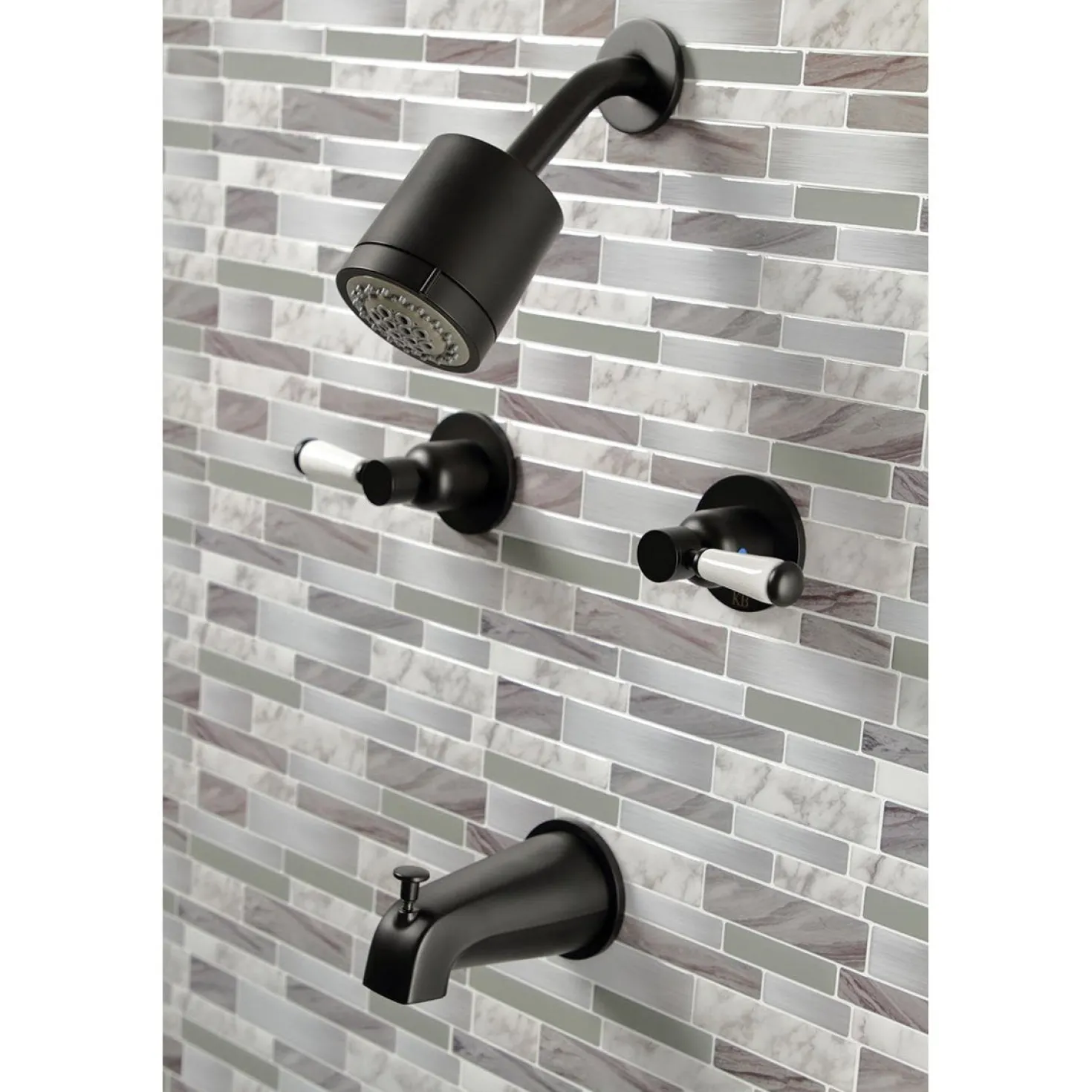 Kingston Brass Paris Two-Handle Tub and Shower Faucet