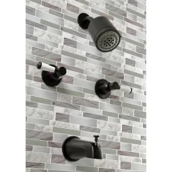 Kingston Brass Paris Two-Handle Tub and Shower Faucet