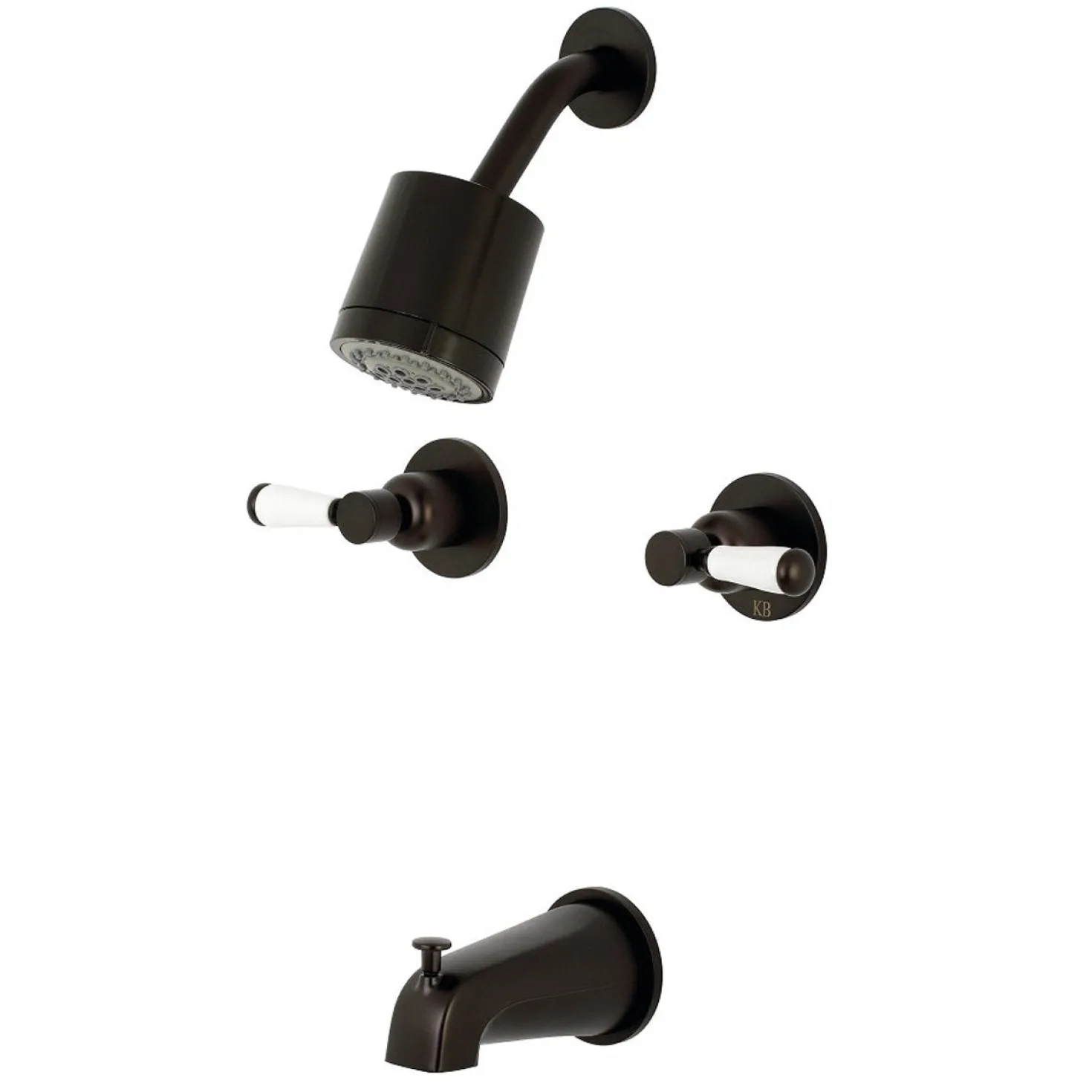 Kingston Brass Paris Two-Handle Tub and Shower Faucet