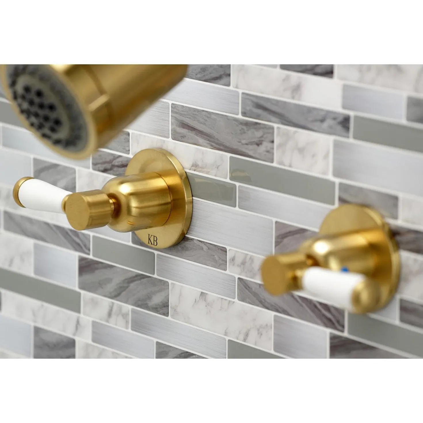 Kingston Brass Paris Two-Handle Tub and Shower Faucet