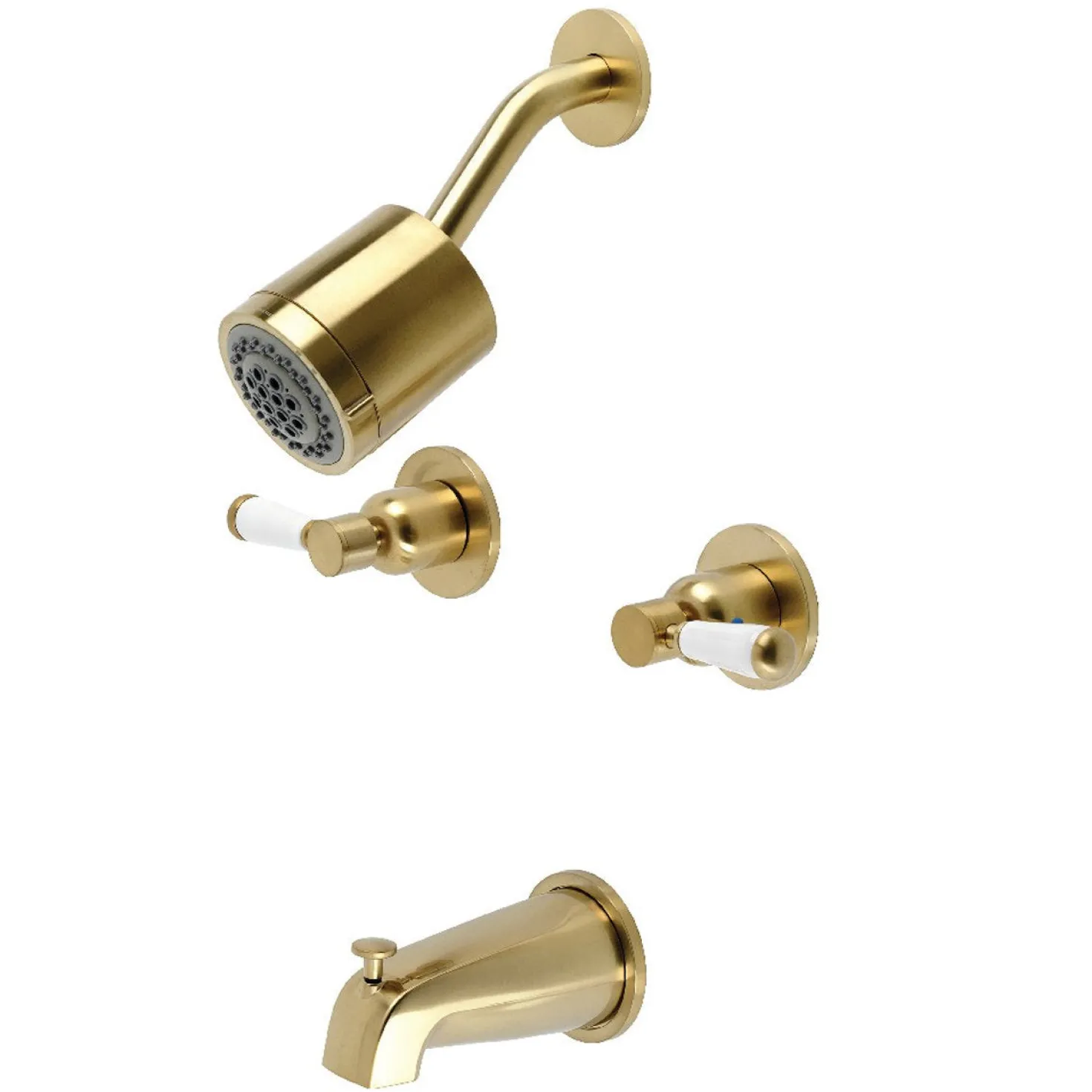 Kingston Brass Paris Two-Handle Tub and Shower Faucet
