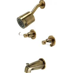 Kingston Brass Paris Two-Handle Tub and Shower Faucet