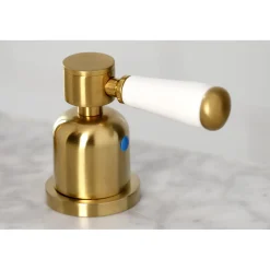 Kingston Brass Paris Widespread Bathroom Faucet with Brass Pop-Up