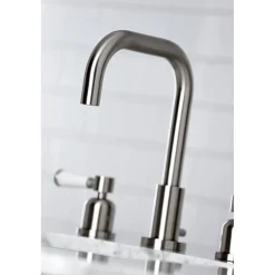 Kingston Brass Paris Widespread Bathroom Faucet with Brass Pop-Up