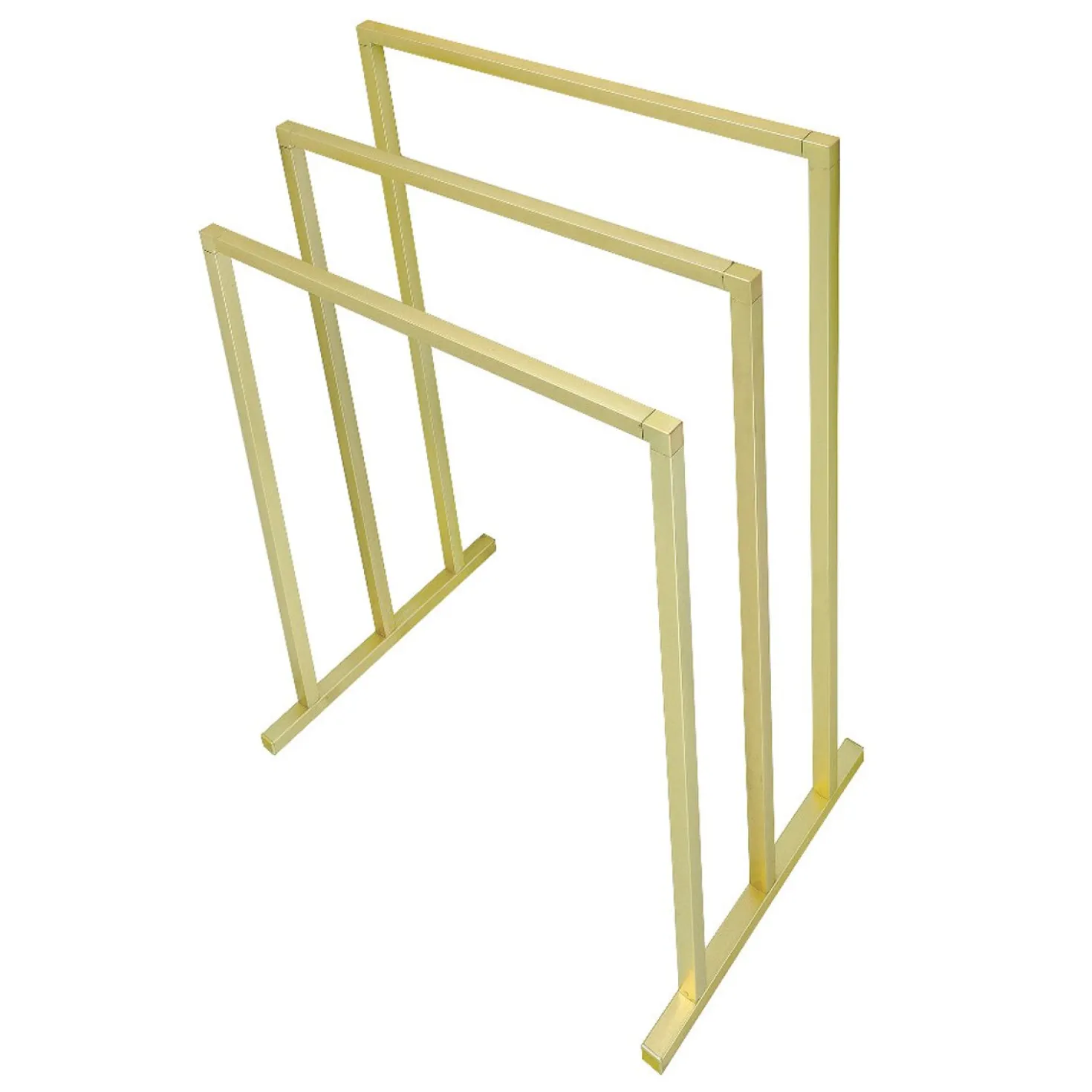 Kingston Brass Pedestal 3-Tier Steel Construction Towel Rack