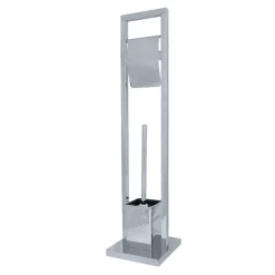 Kingston Brass Pedestal Toilet Paper Holder with Toilet Brush Holder