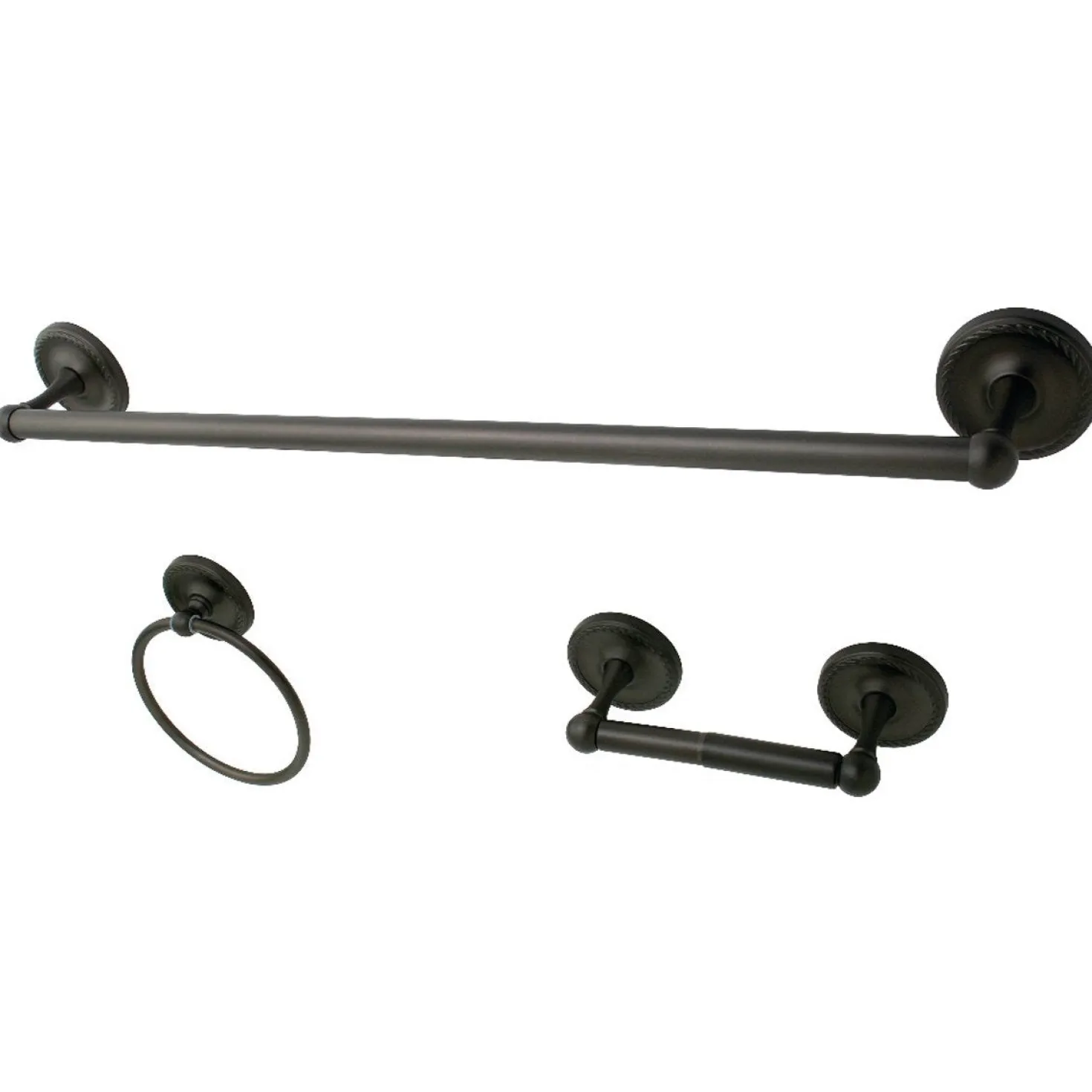 Kingston Brass 3-Piece Bathroom Accessories Set in Oil Rubbed Bronze
