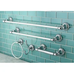 Kingston Brass Provence Collection 5-Piece Towel Bar Bath Hardware Set