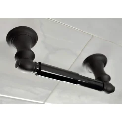 Kingston Brass Provence 5-Piece Bathroom Accessory Set in Black