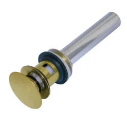 Kingston Brass Push Pop-Up Drain with Overflow Hole