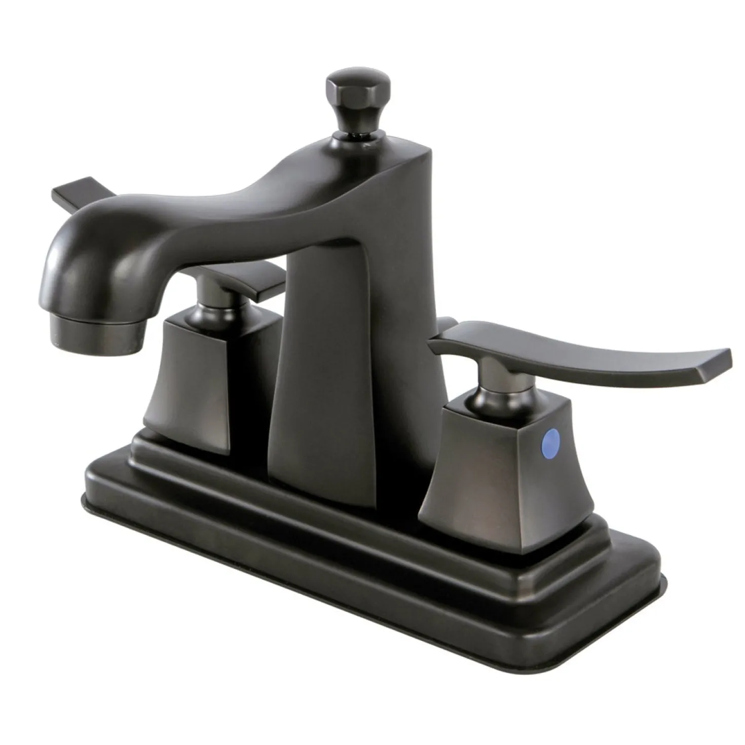 Kingston Brass Queensbury 4-Inch Centerset Lavatory Faucet