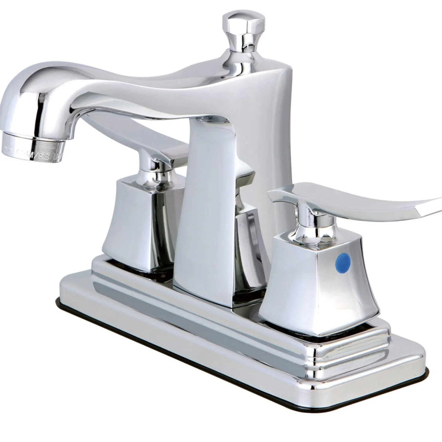 Kingston Brass Queensbury 4-Inch Centerset Lavatory Faucet