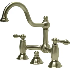 Kingston Brass Restoration Bathroom Bridge Faucet