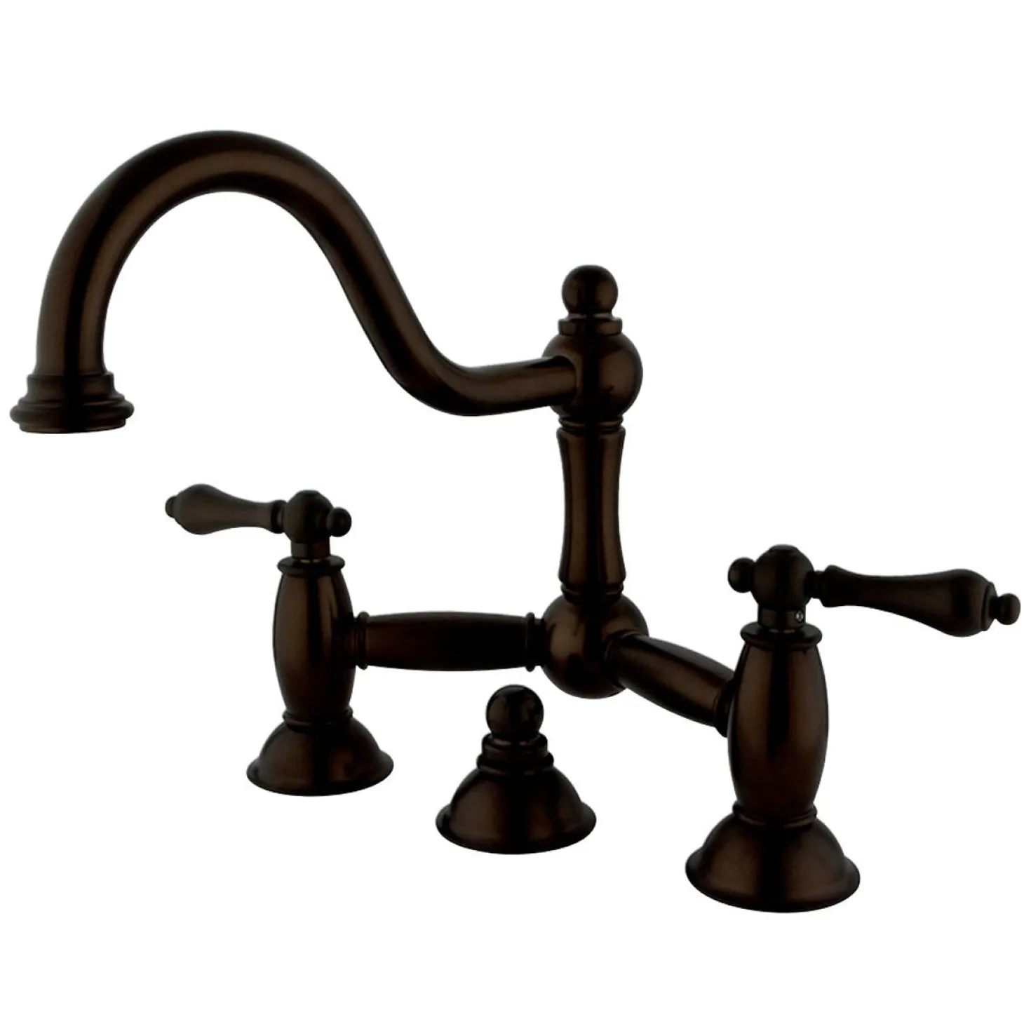 Kingston Brass Restoration Bathroom Bridge Faucet