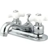 Kingston Brass Restoration 4" Centerset Deck Mount Bathroom Faucet