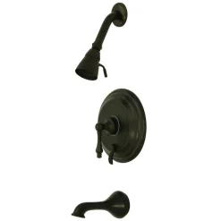 Kingston Brass Restoration Classic Single Handle Tub and Shower Faucet
