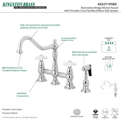 Kingston Brass Restoration Deck Mount 8