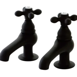 Kingston Brass Restoration Deck Mount Basin Tap Faucet