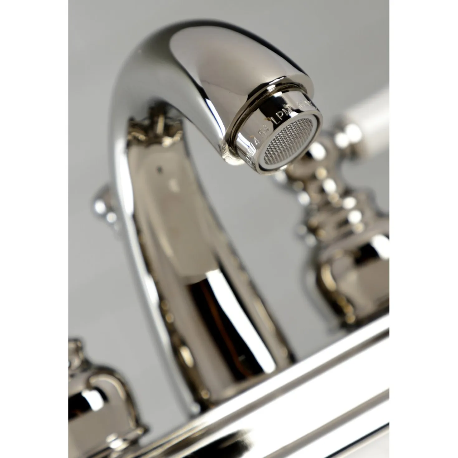 Kingston Brass Restoration Deck Mount 4-Inch Centerset Bathroom Faucet