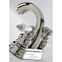 Kingston Brass Restoration Deck Mount 4-Inch Centerset Bathroom Faucet