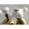 Kingston Brass Restoration Deck Mount 2-Handle 4-Inch Centerset Bathroom Faucet