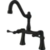Kingston Brass Restoration Deck Mount Clawfoot Tub Bridge Faucet