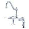Kingston Brass Restoration Deck Mount Clawfoot Tub Filler