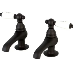 Kingston Brass Restoration 2-Handle Basin Tap Faucet