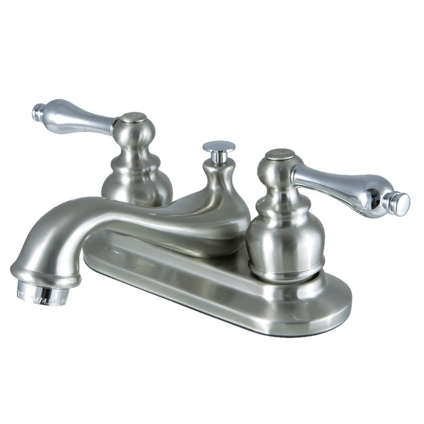 Kingston Brass Restoration 2-Handle 4-Inch Centerset Bathroom Faucet