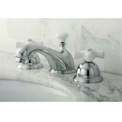 Kingston Brass Restoration 3-Hole 8-Inch Widespread Bathroom Faucet