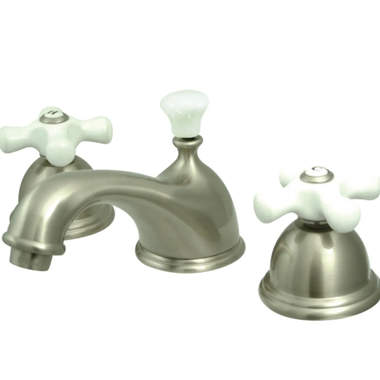 Kingston Brass Restoration 3-Hole 8-Inch Widespread Bathroom Faucet