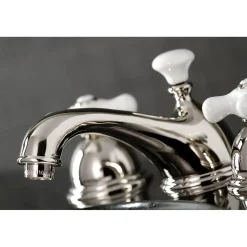 Kingston Brass Restoration 3-Hole 8-Inch Widespread Bathroom Faucet