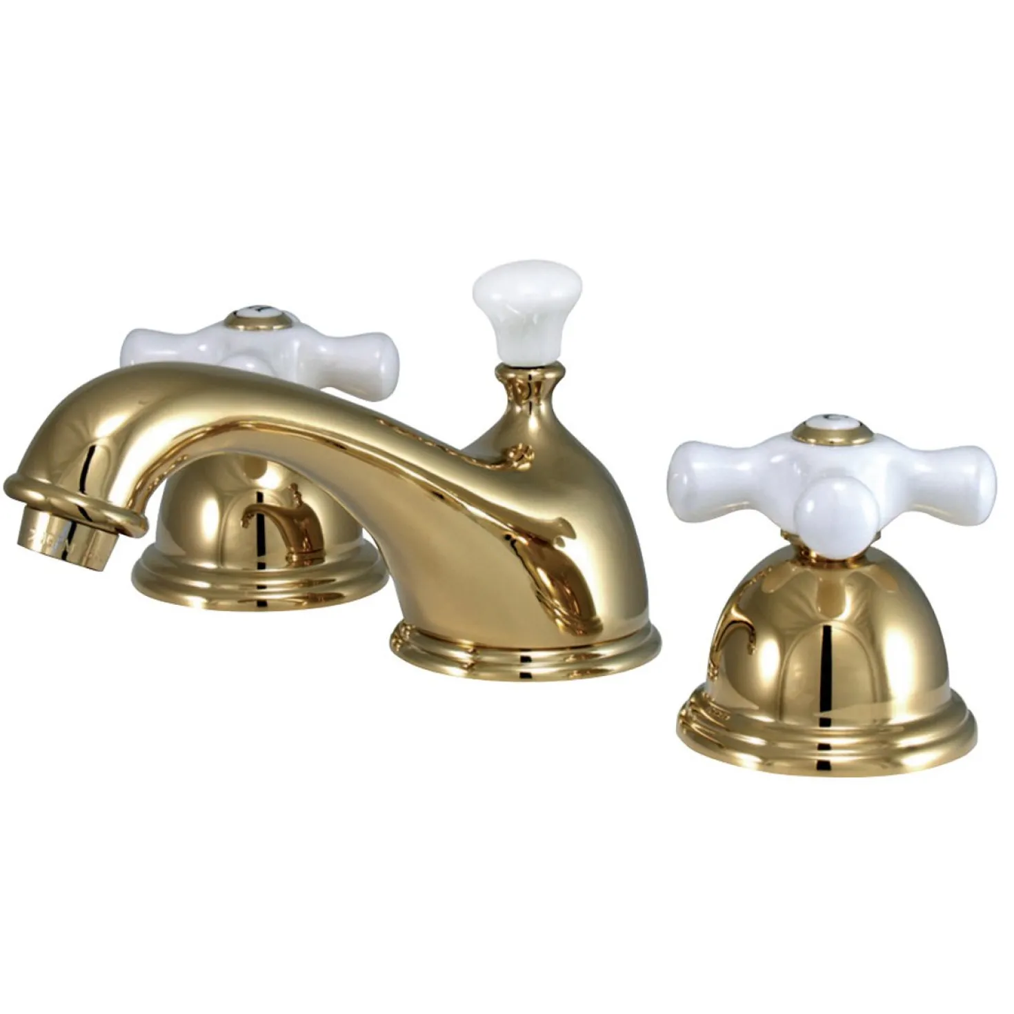Kingston Brass Restoration 3-Hole 8-Inch Widespread Bathroom Faucet
