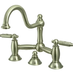 Kingston Brass Restoration 2-Handle Bathroom Bridge Faucet