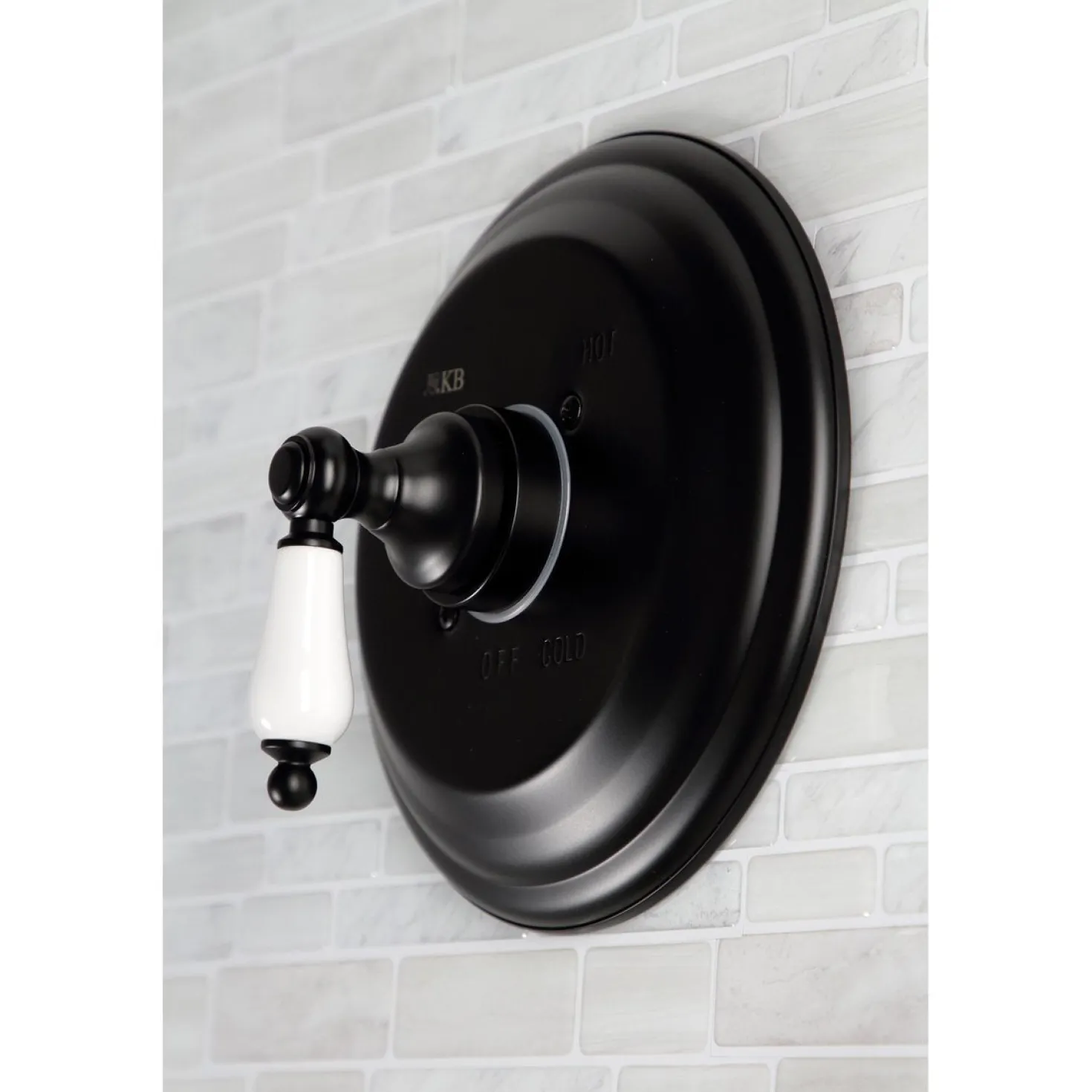 Kingston Brass Restoration 3-Hole Tub and Shower Faucet