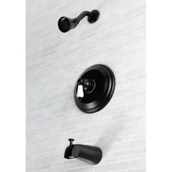Kingston Brass Restoration 3-Hole Tub and Shower Faucet