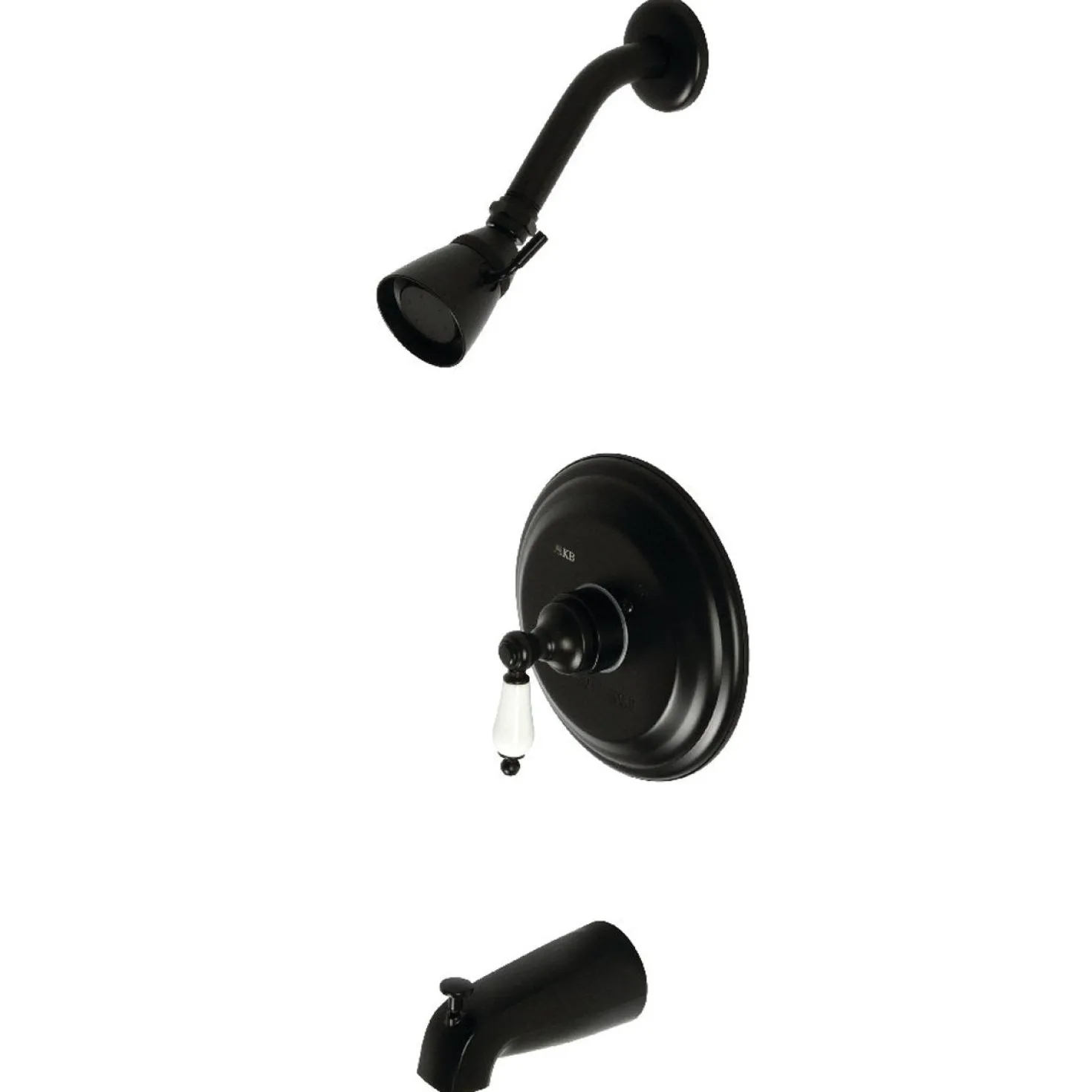 Kingston Brass Restoration 3-Hole Tub and Shower Faucet