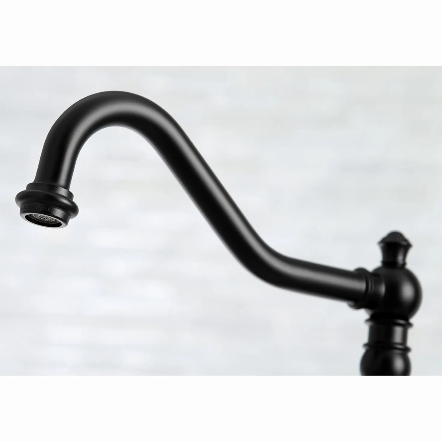 Kingston Brass Restoration 8-Inch Bridge Kitchen Faucet with Sprayer