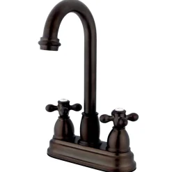 Kingston Brass Restoration 4-Inch Centerset Bar Faucet