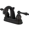 Kingston Brass Restoration 4-Inch centerset Lavatory Faucet