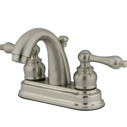 Kingston Brass Restoration 4-Inch centerset Lavatory Faucet